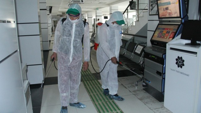 Gəncədə COVİD-19 infeksiyasına qarşı kompleks tədbirlər həyata keçirilir - FOTOLAR